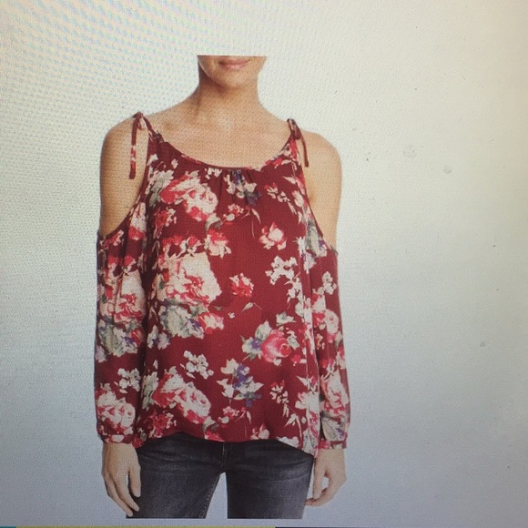 Joie Jilette Cold Shoulder TankTop Floral Silk - Picture 2 of 7